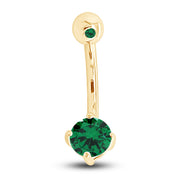 Body Piercing Belly Button Navel Ring Sterling Silver