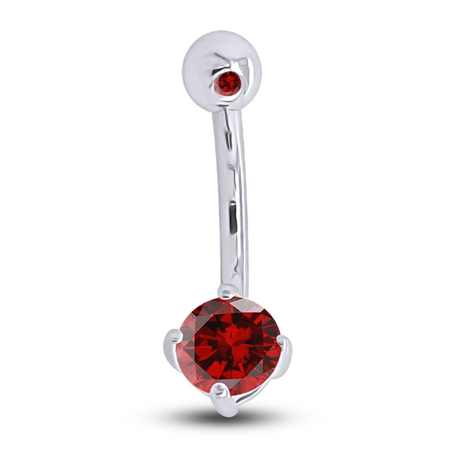 Body Piercing Belly Button Navel Ring Sterling Silver