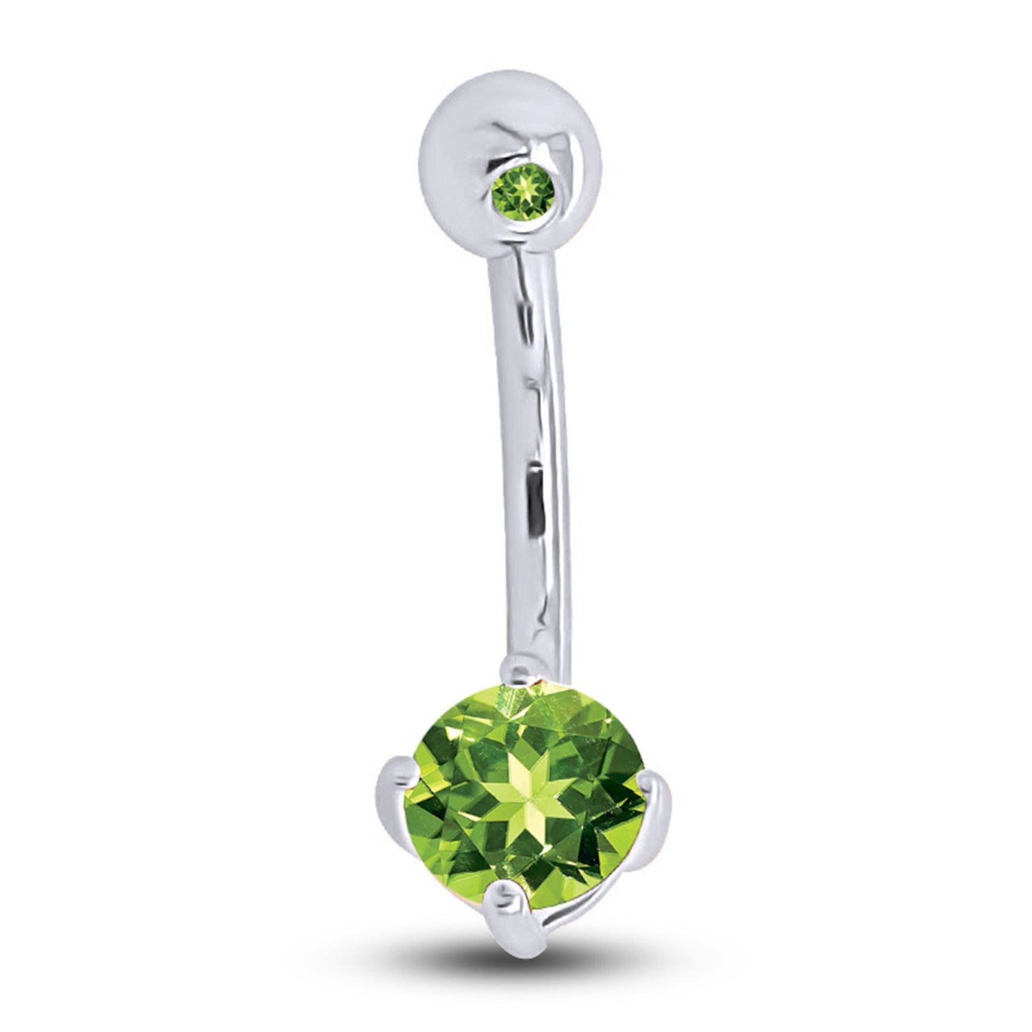 Body Piercing Belly Button Navel Ring Sterling Silver