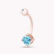 Body Piercing Belly Button Navel Ring Sterling Silver
