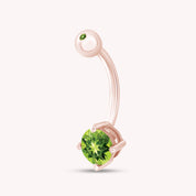 Body Piercing Belly Button Navel Ring Sterling Silver