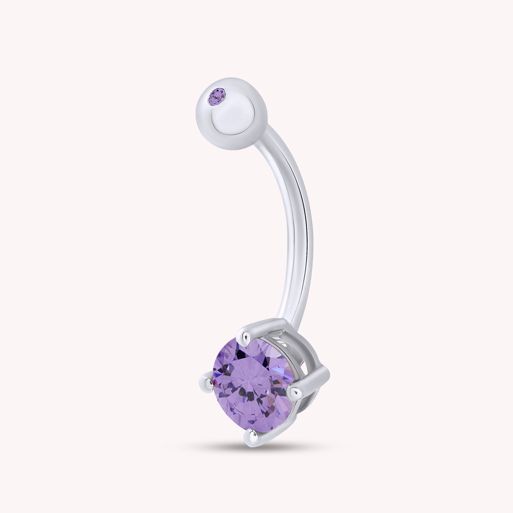 Body Piercing Belly Button Navel Ring Sterling Silver