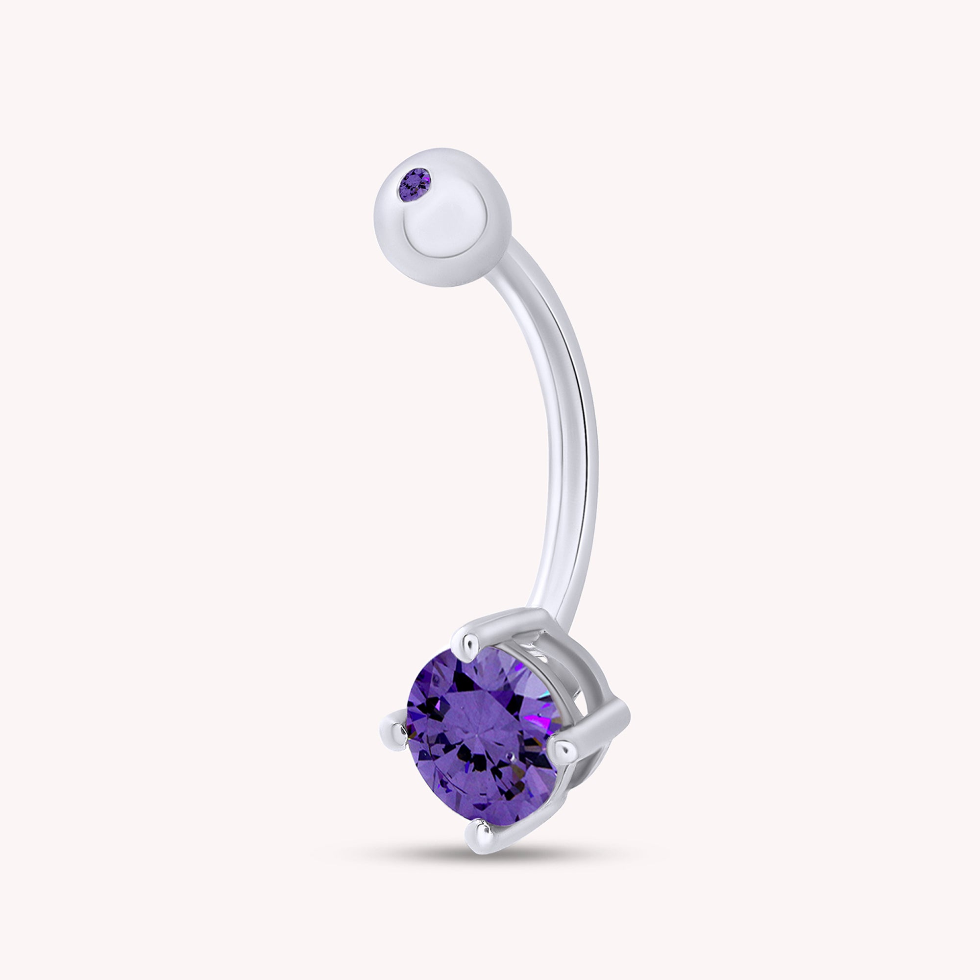 Body Piercing Belly Button Navel Ring Sterling Silver