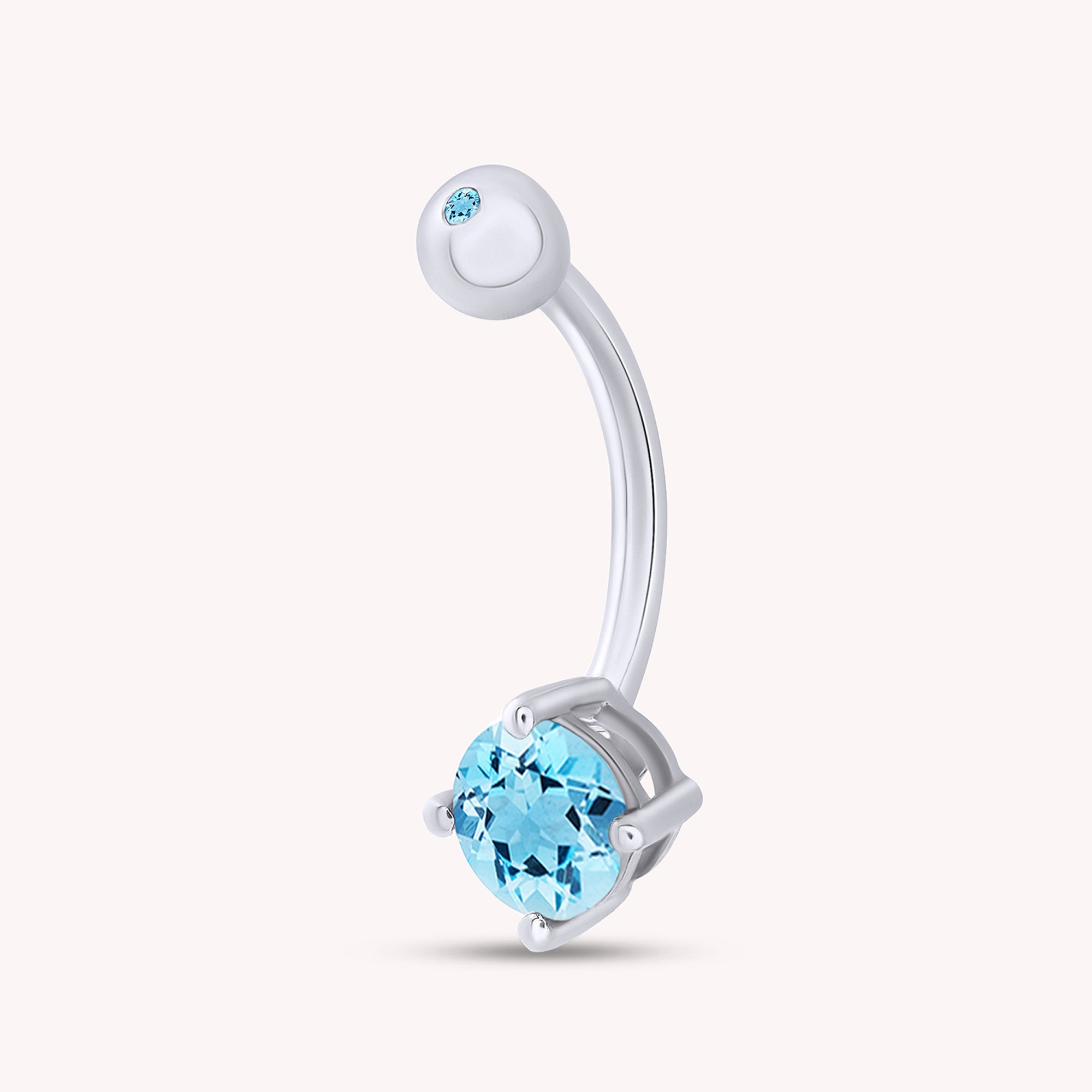 Body Piercing Belly Button Navel Ring Sterling Silver