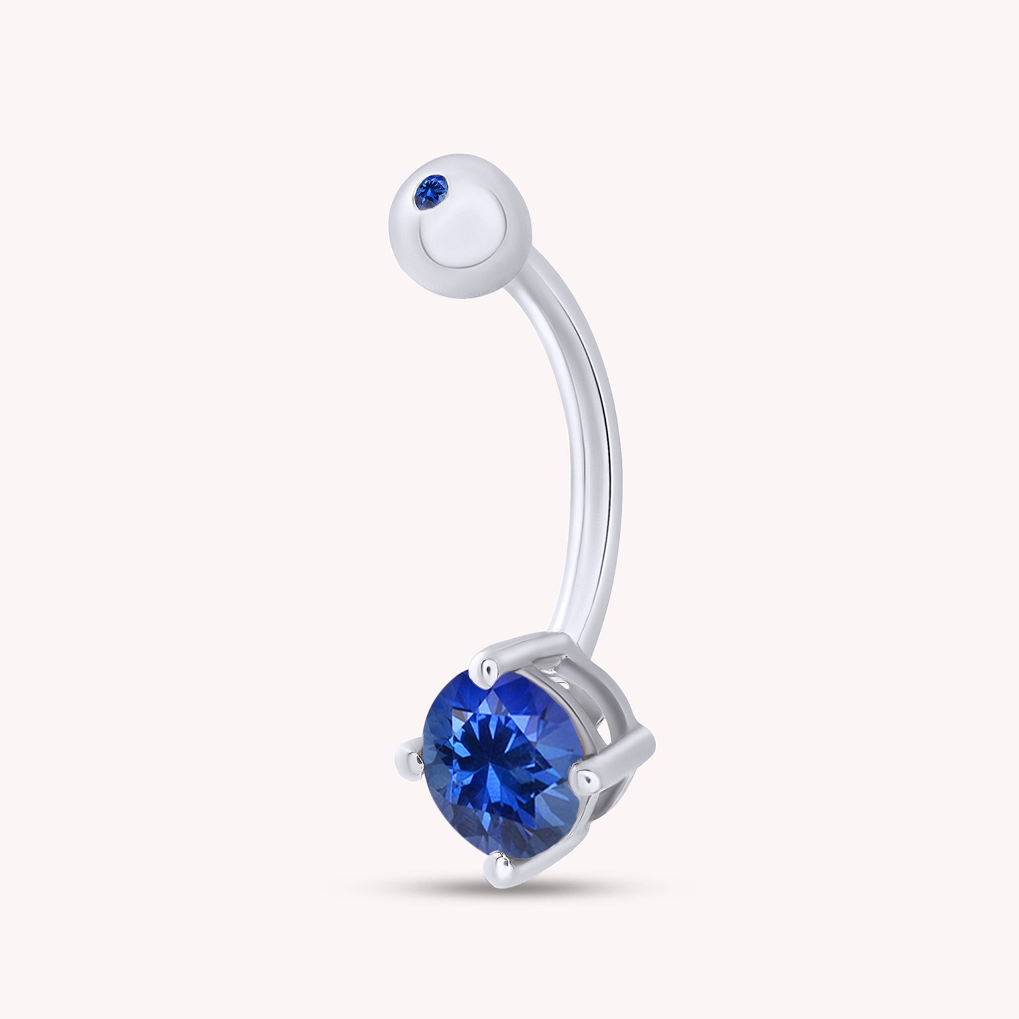 Body Piercing Belly Button Navel Ring Sterling Silver