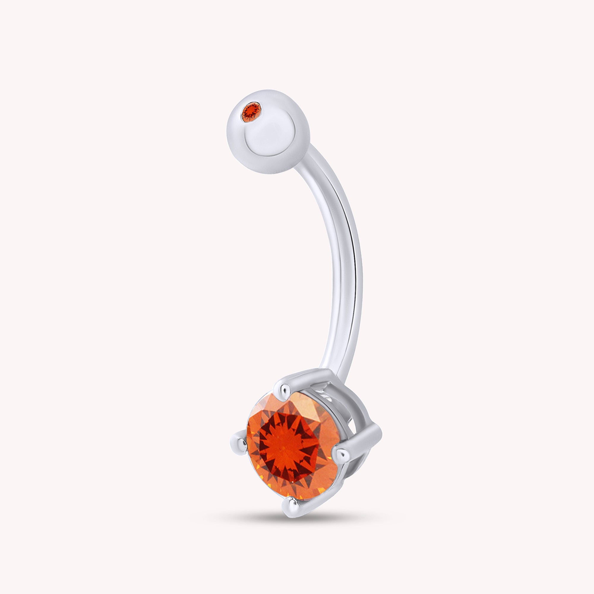 Body Piercing Belly Button Navel Ring Sterling Silver
