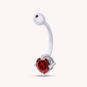 Body Piercing Belly Button Navel Ring Sterling Silver