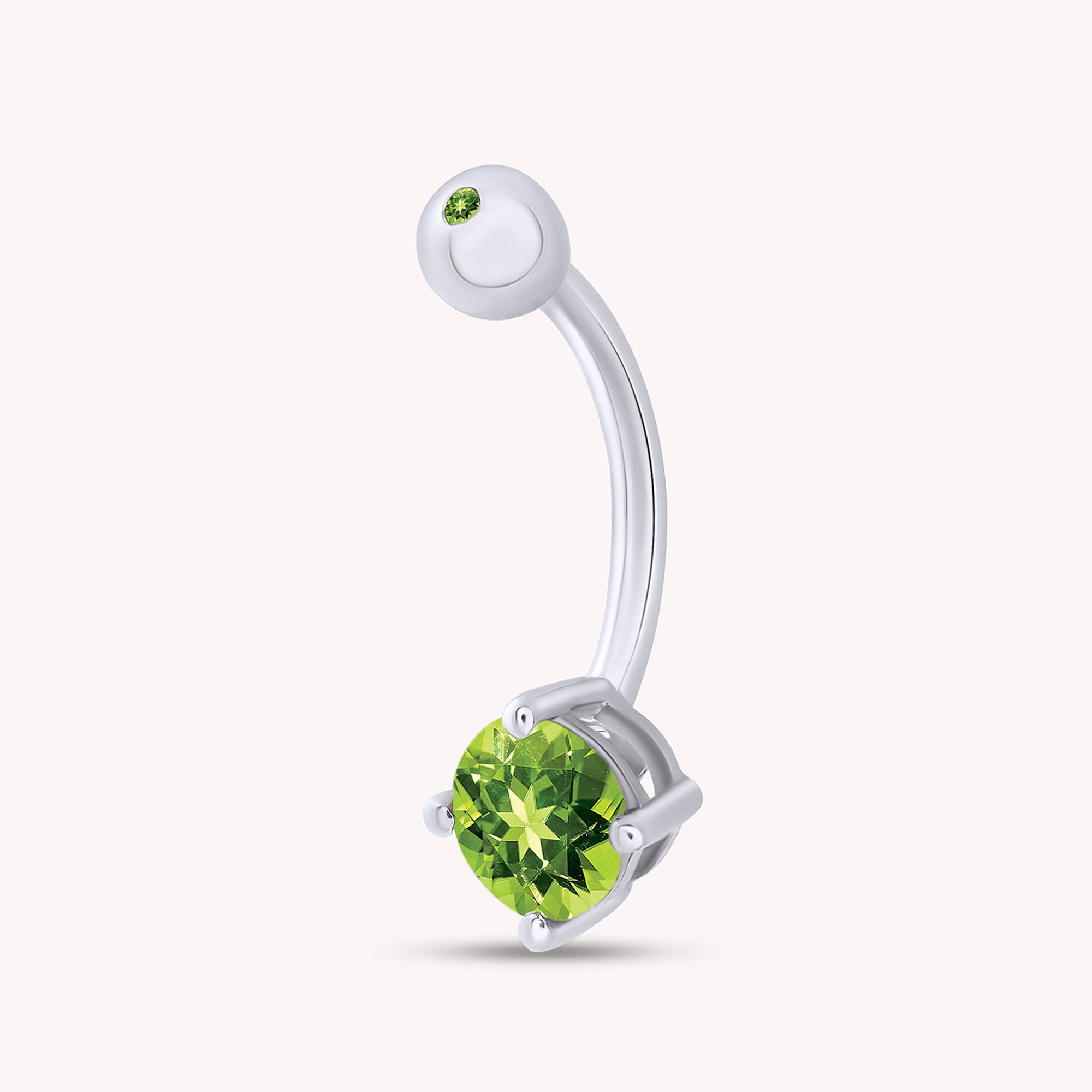 Body Piercing Belly Button Navel Ring Sterling Silver