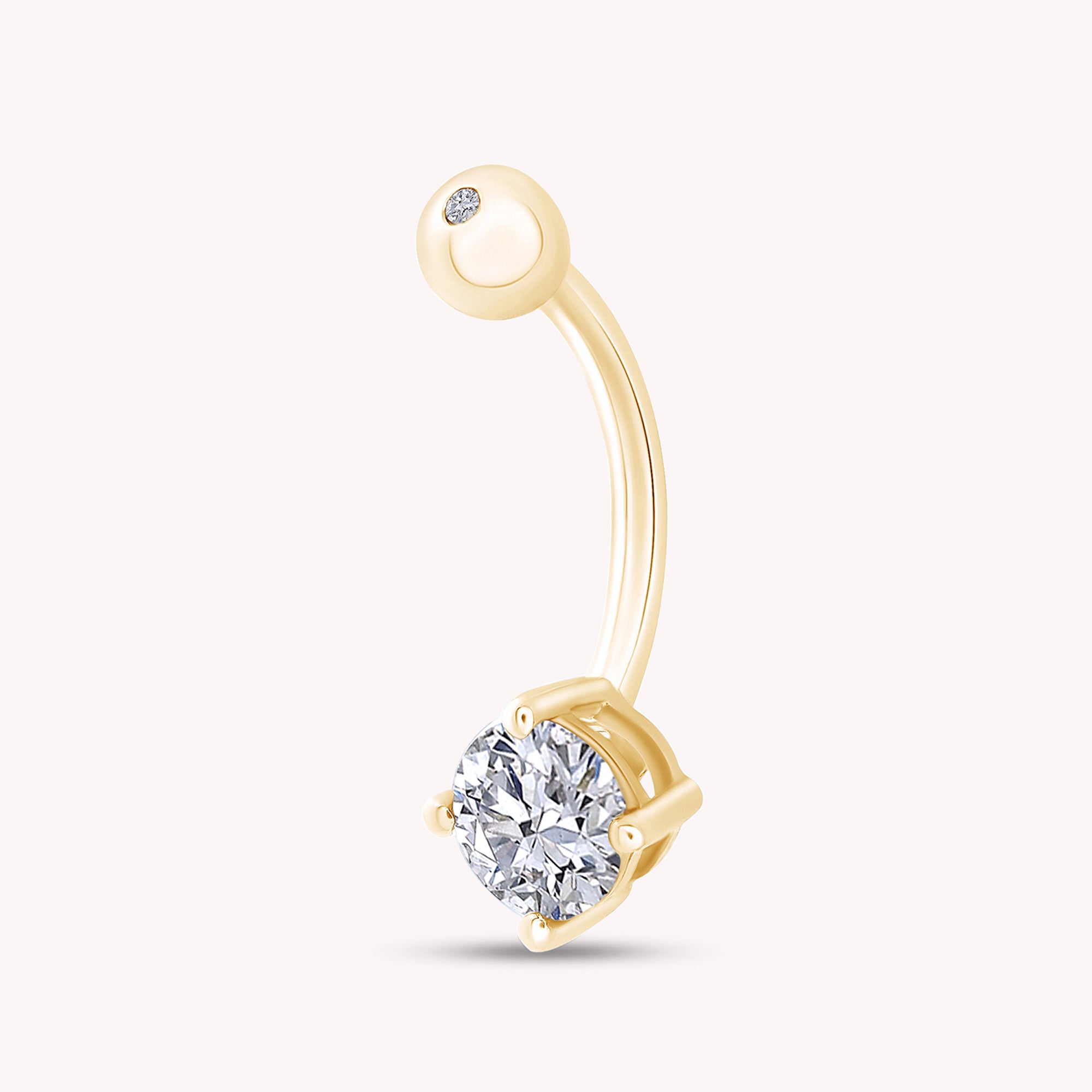 Body Piercing Belly Button Navel Ring Sterling Silver