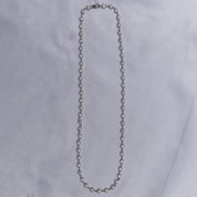 Bezel Set Link Chain Lab Created Moissanite with 3.80MM Width