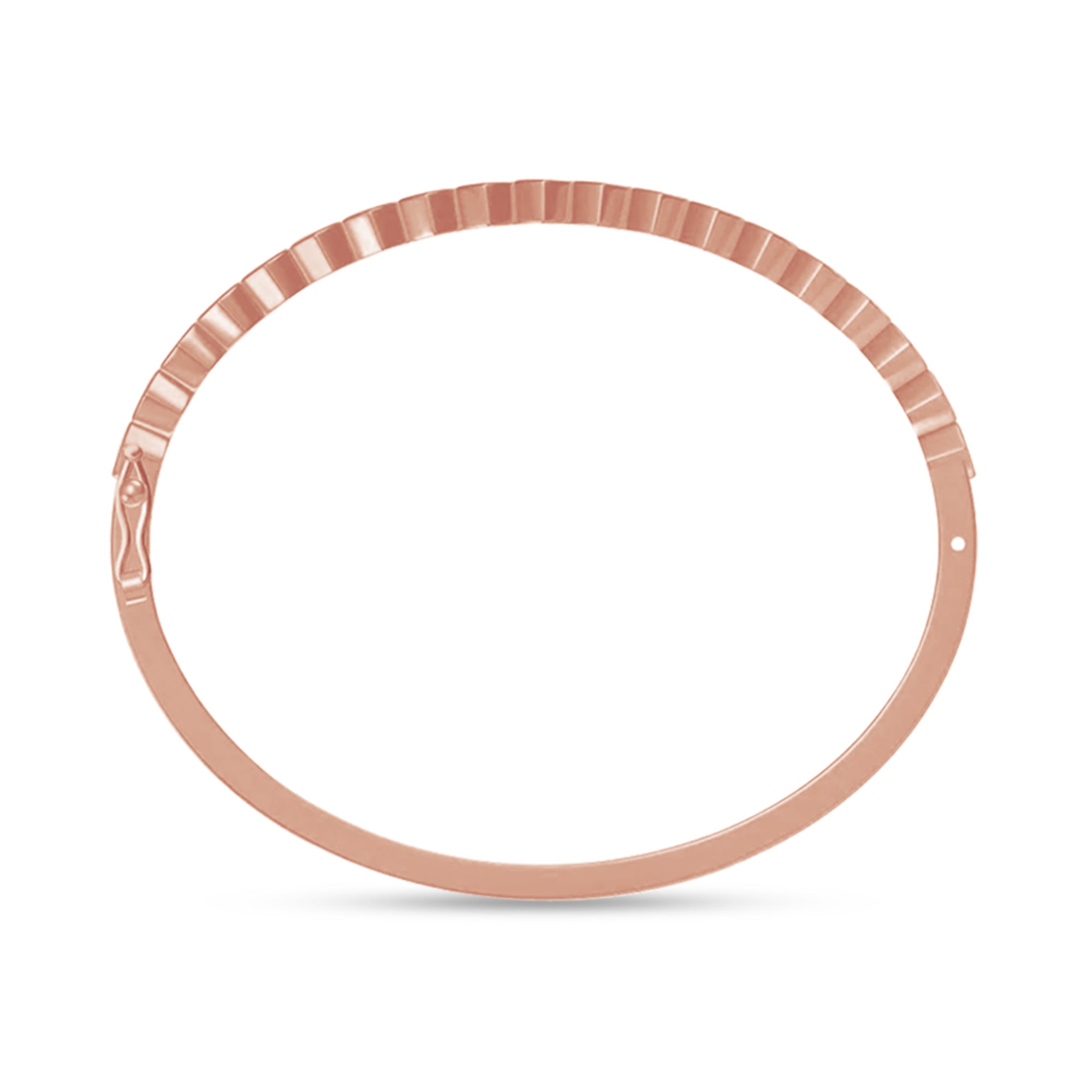 3MM Heart Shape Bangle Bracelet Lab Created Moissanite