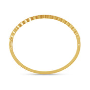 3MM Heart Shape Bangle Bracelet Lab Created Moissanite