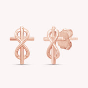 Plain Minimalist dainty Stud Earrings Jewelry For Her Women