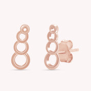 Plain Minimalist dainty Stud Earrings Jewelry For Her Women