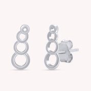Plain Minimalist dainty Stud Earrings Jewelry For Her Women