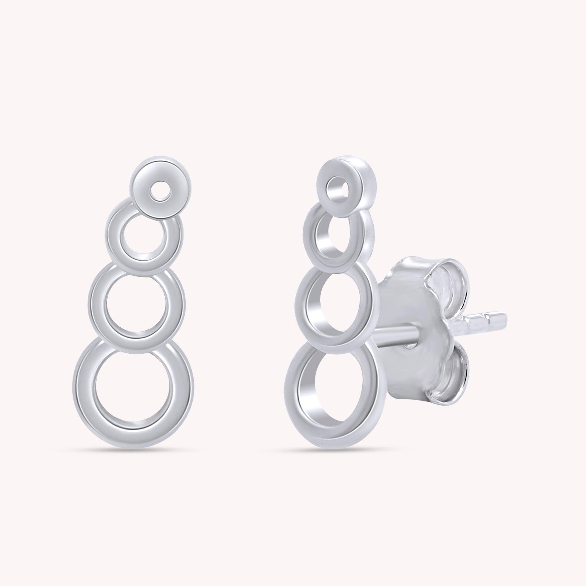 Plain Minimalist dainty Stud Earrings Jewelry For Her Women