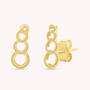 Plain Minimalist dainty Stud Earrings Jewelry For Her Women