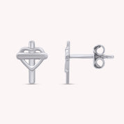 Plain Minimalist dainty Stud Earrings Jewelry For Her Women