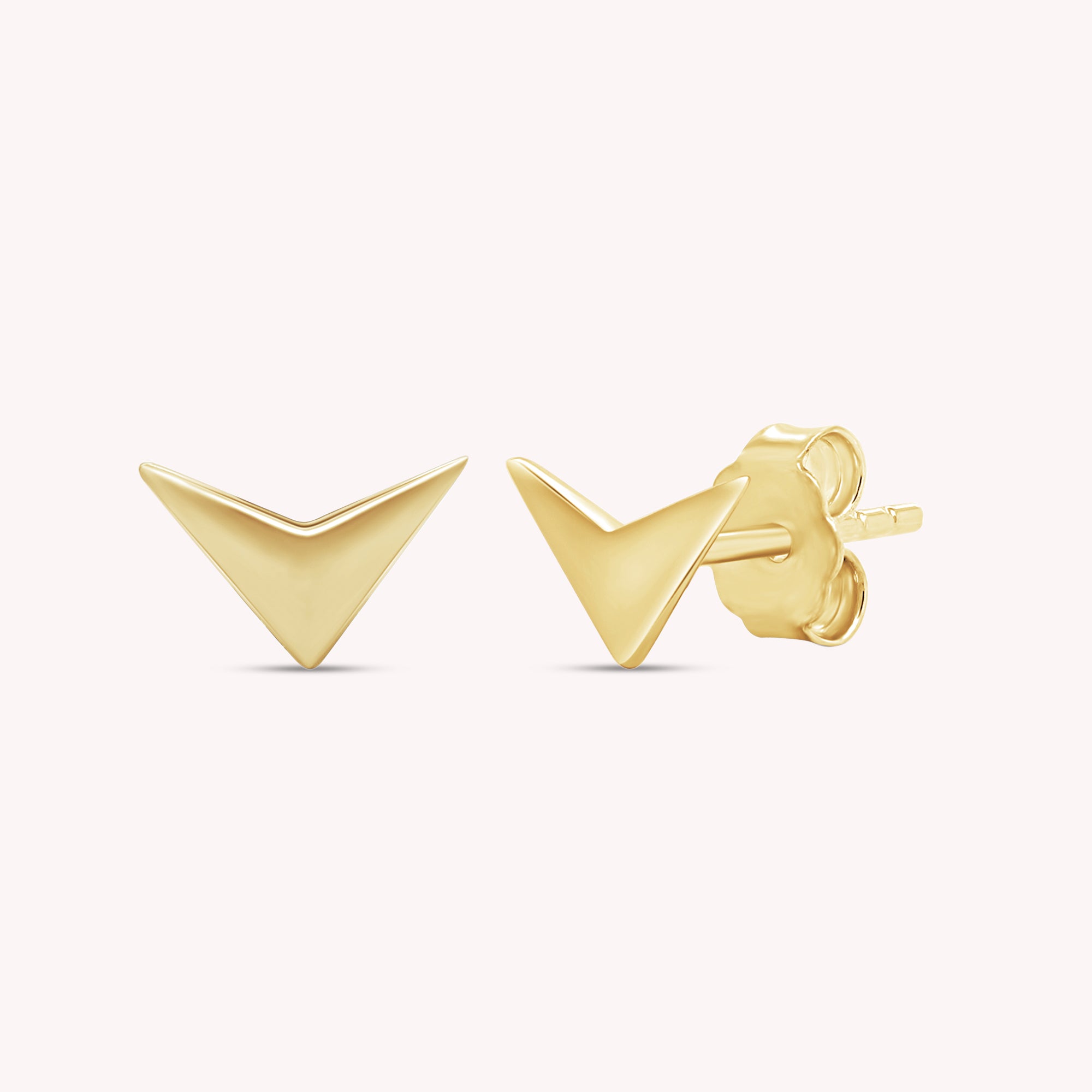 Plain Minimalist dainty Stud Earrings Jewelry For Her Women