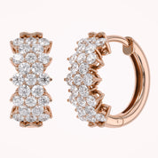 Huggie Hoop Lab Grown Diamond Earrings