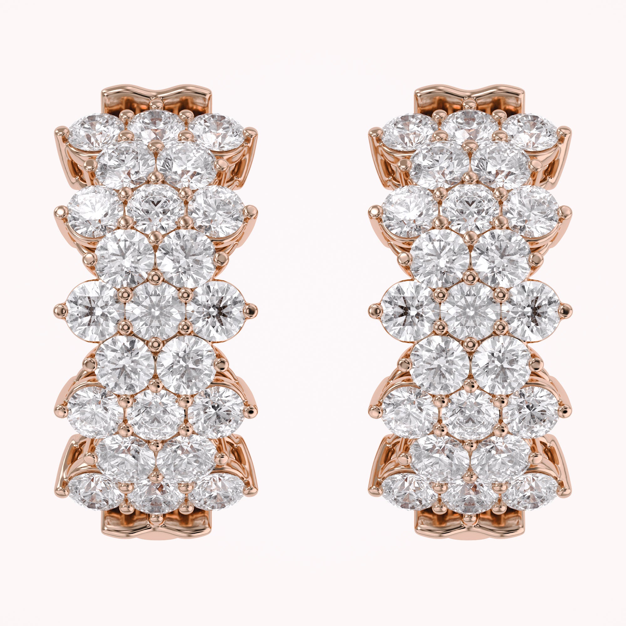 Huggie Hoop Lab Grown Diamond Earrings