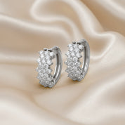 Huggie Hoop Lab Grown Diamond Earrings