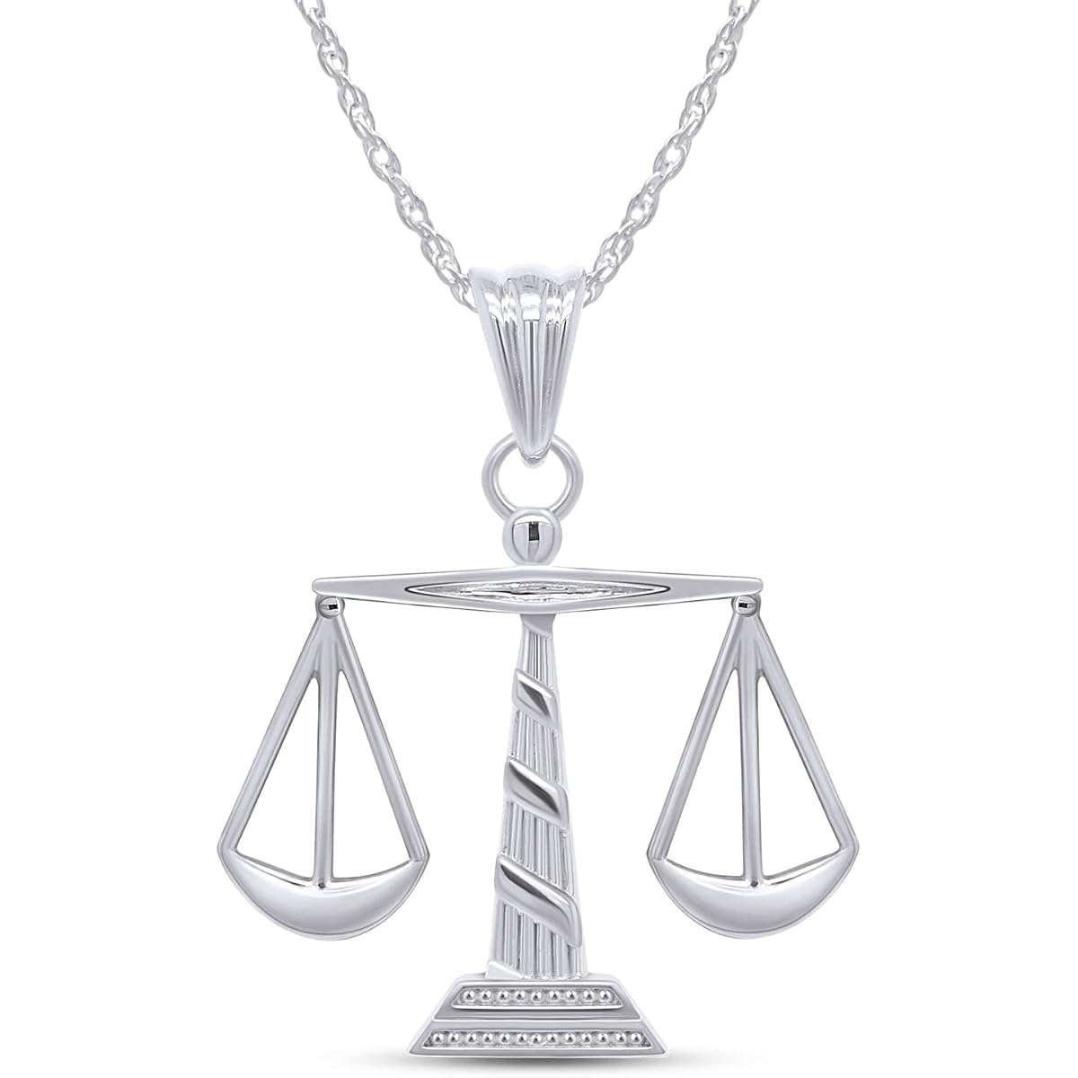Scales of Justice Pendant Necklace