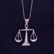 Scales of Justice Pendant Necklace