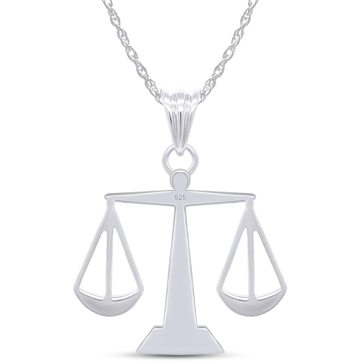 Scales of Justice Pendant Necklace