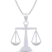 Scales of Justice Pendant Necklace