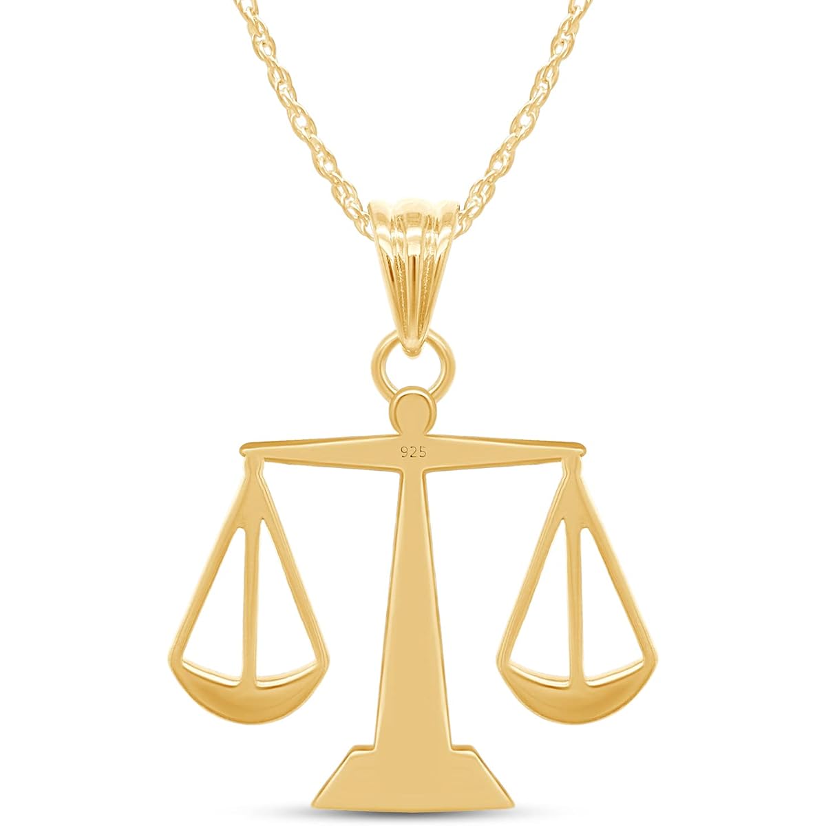 Scales of Justice Pendant Necklace