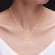 Scales of Justice Pendant Necklace