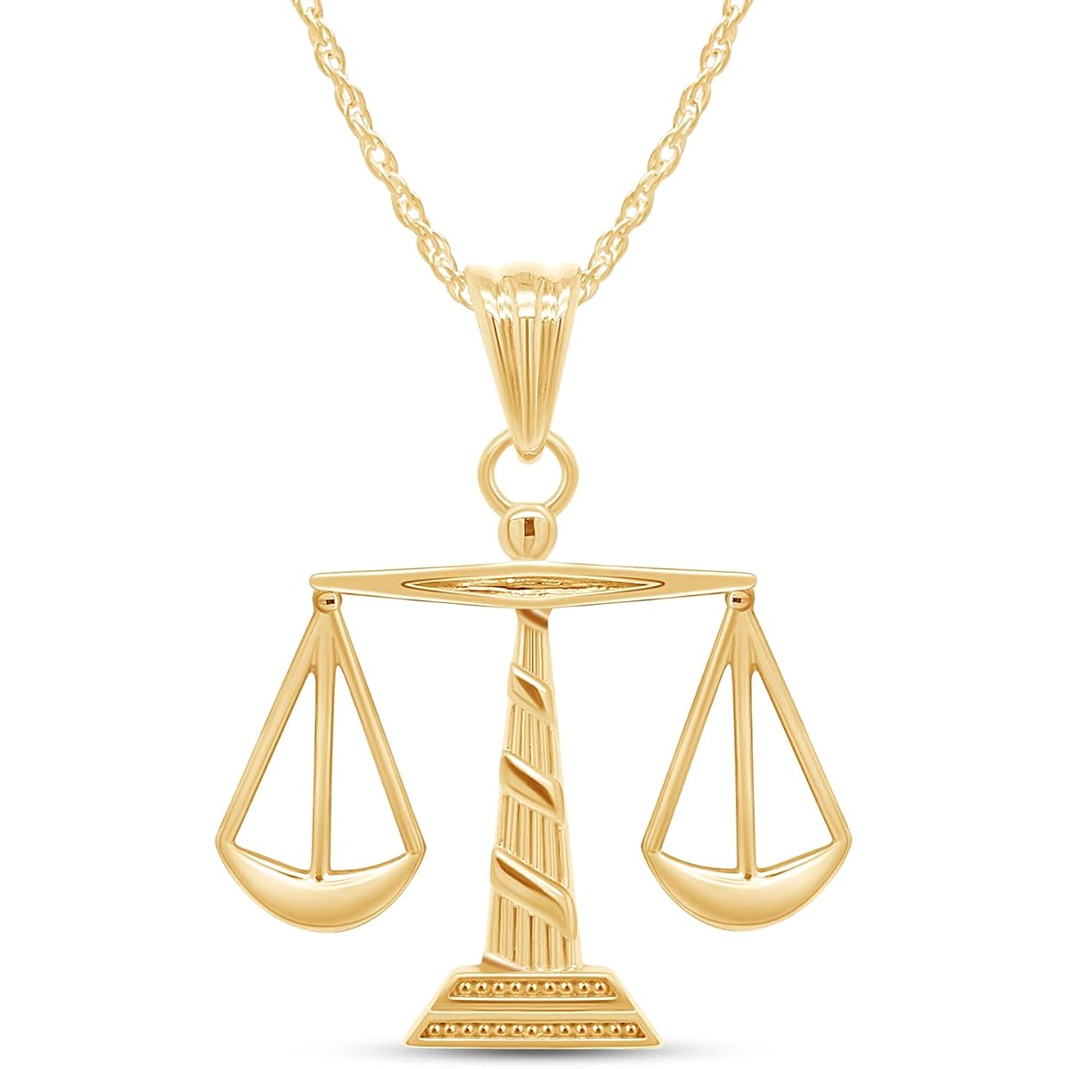 Scales of Justice Pendant Necklace