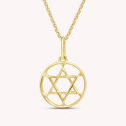 Star of David Necklace for Jewish Gift