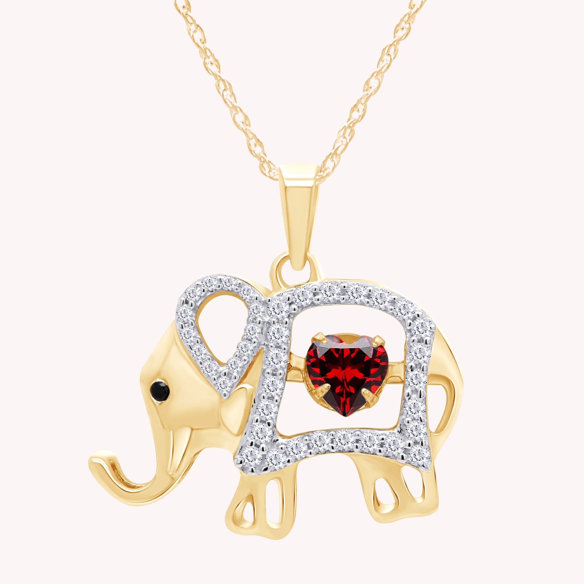 Elephant Pendant Necklace