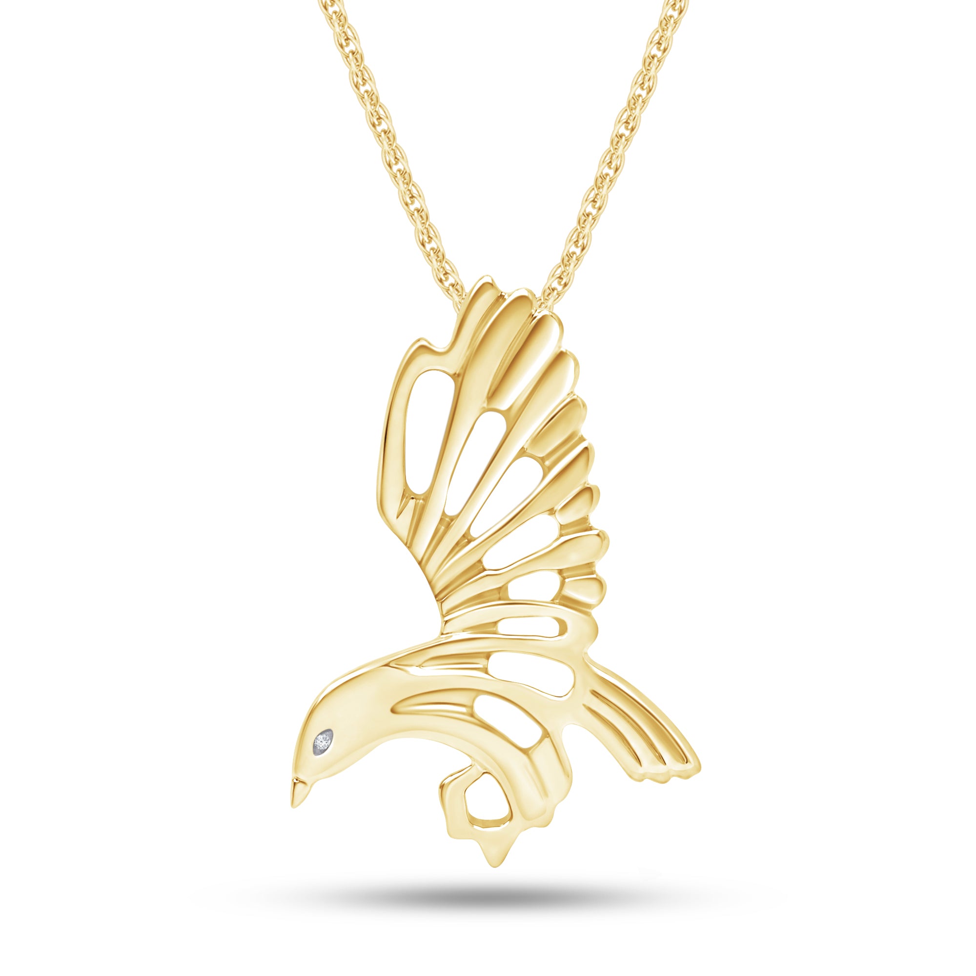 Beautiful Flying Eagle Pendant Necklace