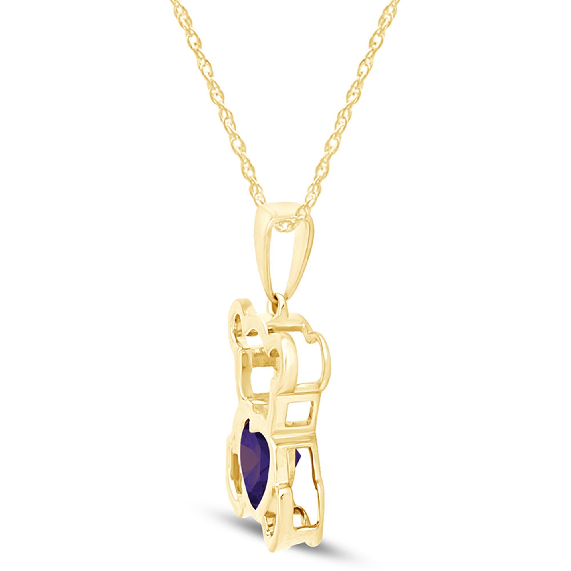 Teddy Bear Pendant Necklace for Women