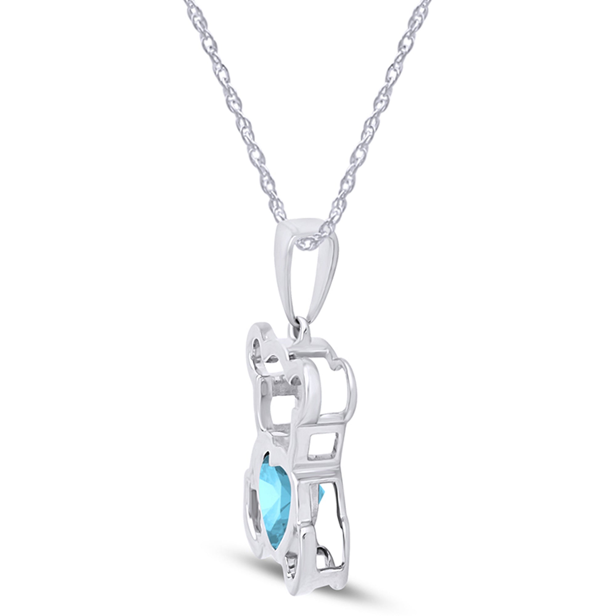 Teddy Bear Pendant Necklace for Women