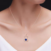 Teddy Bear Pendant Necklace for Women