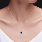 Teddy Bear Pendant Necklace for Women