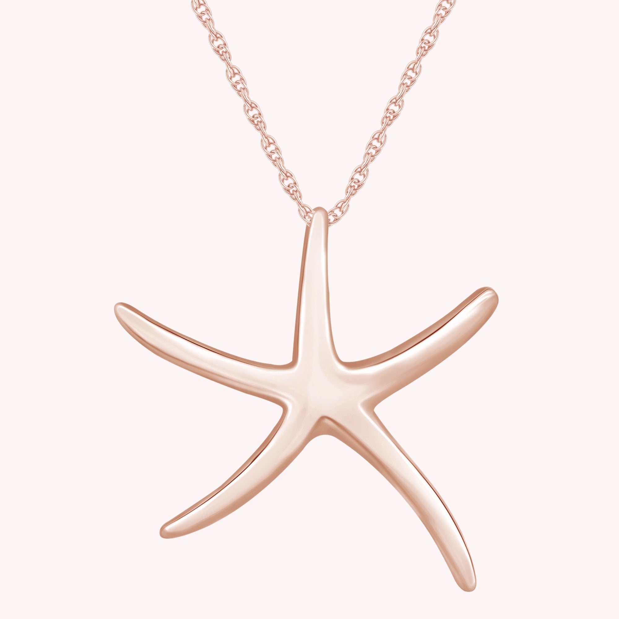 Starfish Charm Pendant Necklace