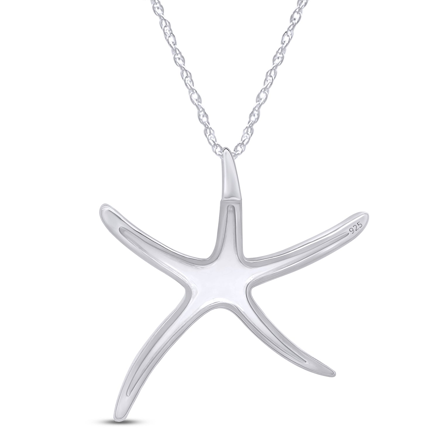 Starfish Charm Pendant Necklace