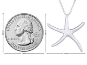 Starfish Charm Pendant Necklace