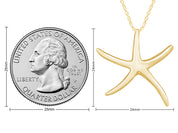 Starfish Charm Pendant Necklace