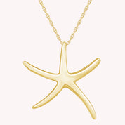 Starfish Charm Pendant Necklace
