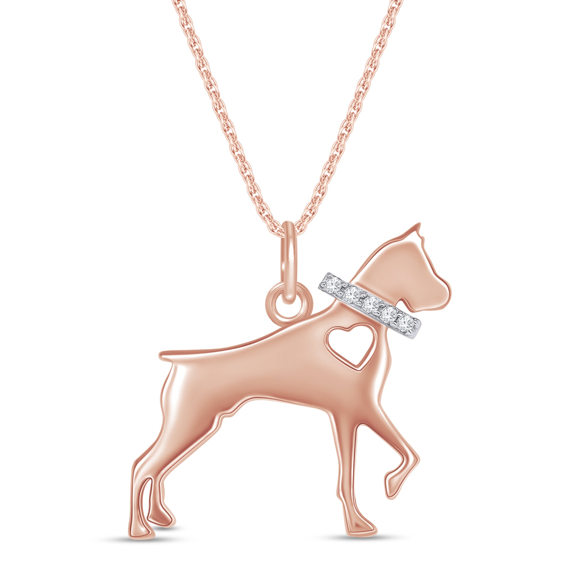 Dog Lover Charm Pendant Necklace