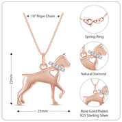 Dog Lover Charm Pendant Necklace
