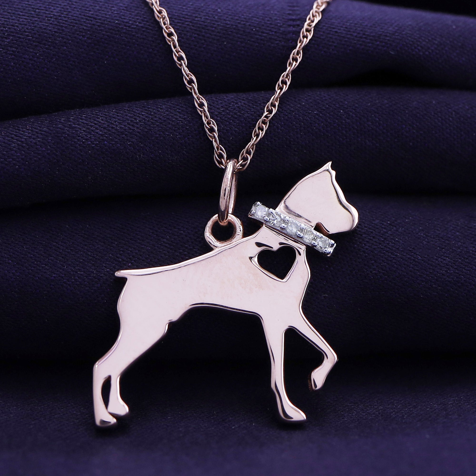 Dog Lover Charm Pendant Necklace