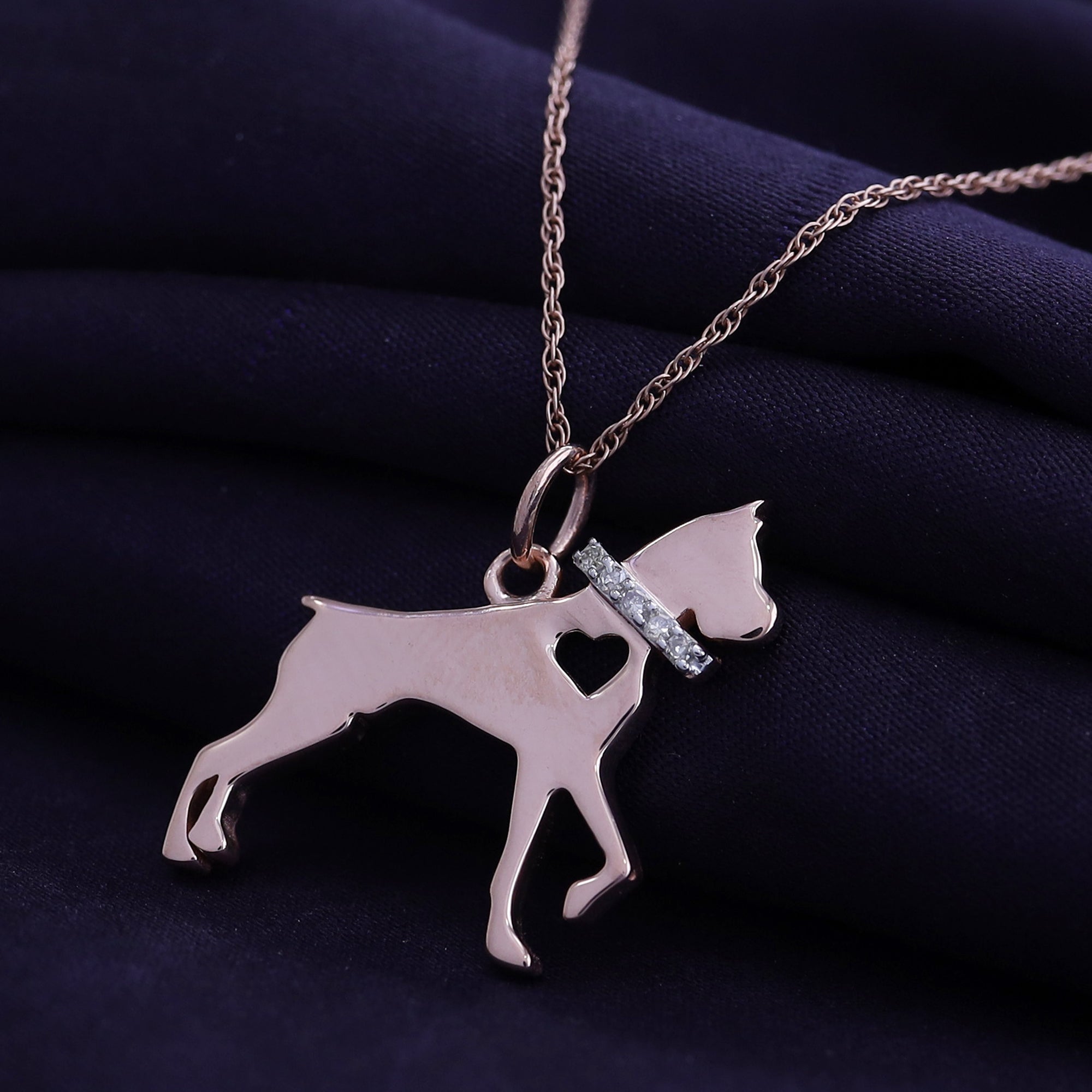 Dog Lover Charm Pendant Necklace