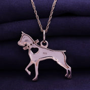 Dog Lover Charm Pendant Necklace
